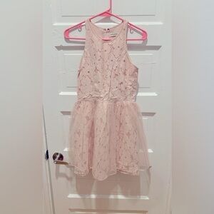 Abercrombie & Fitch Elegant Pink Lace Kids Dress